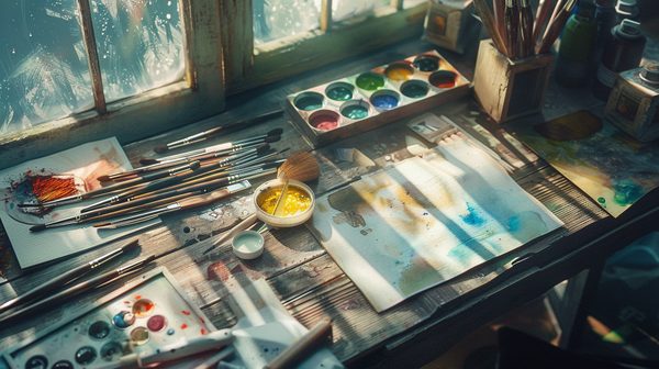 Peinture aquarelle : le matériel essentiel pour travailler avec le produit